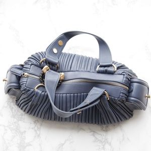 RARE: Bvlgari Calfskin Leather Tote Bag